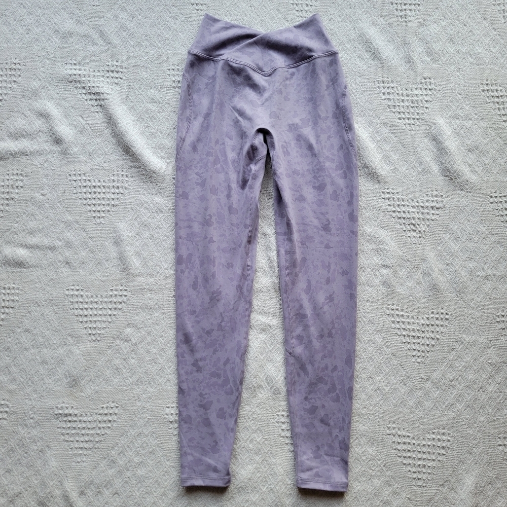SURFACE POWER LEGGING Women's Single-Brushed Cross-Wrapped- Lilac